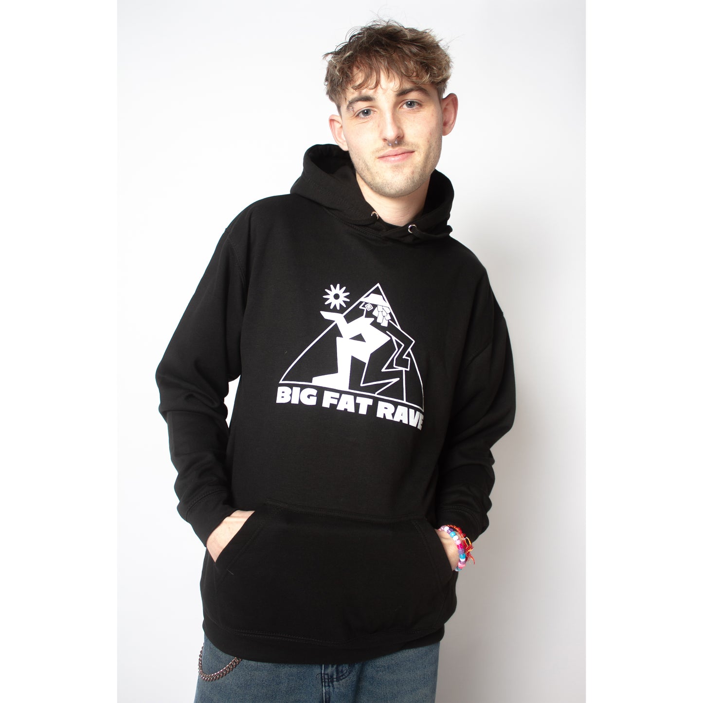 BLACK LOGO HOODIE